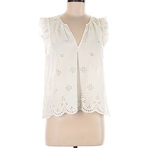 Madewell short sleeve blouse